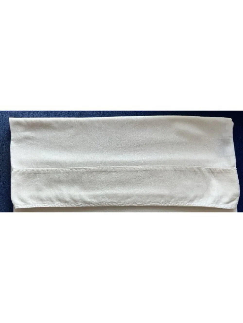 SFERRA Pillowcase Single Standard IVORY Cream 100% Egyptian Cotton ITALY LUXURY